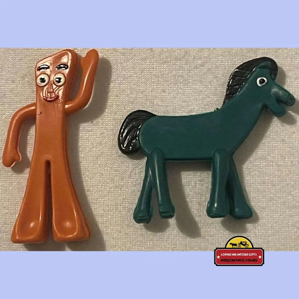 4 8 Or 12 Vintage Gumby And Pokey Figurines 1970s - 1980s Both Colors Highly Collectible! Advertisements & Figurines: