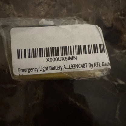 4.8V 700mAh battery rock Ni-Cd AA in clear plastic pack with barcode label