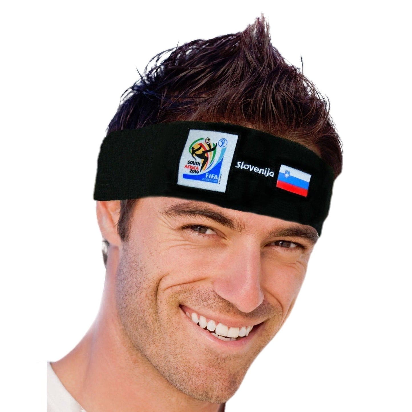 Slovenia World Cup Soccer Headband – Official FIFA Licensed Retro Fan Gear