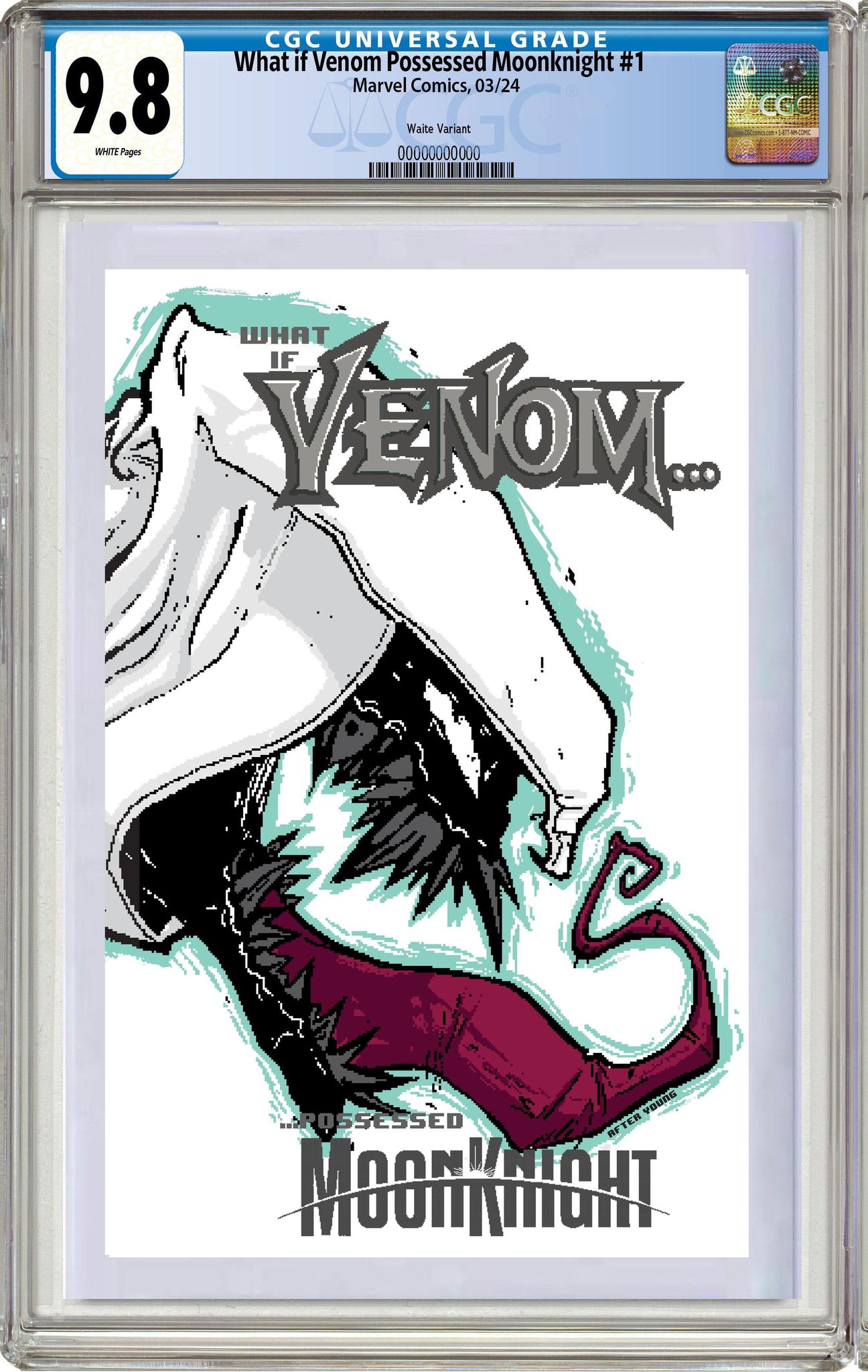 WHAT IF VENOM #5 | Matthew Waite Skottie Young Homage Variant