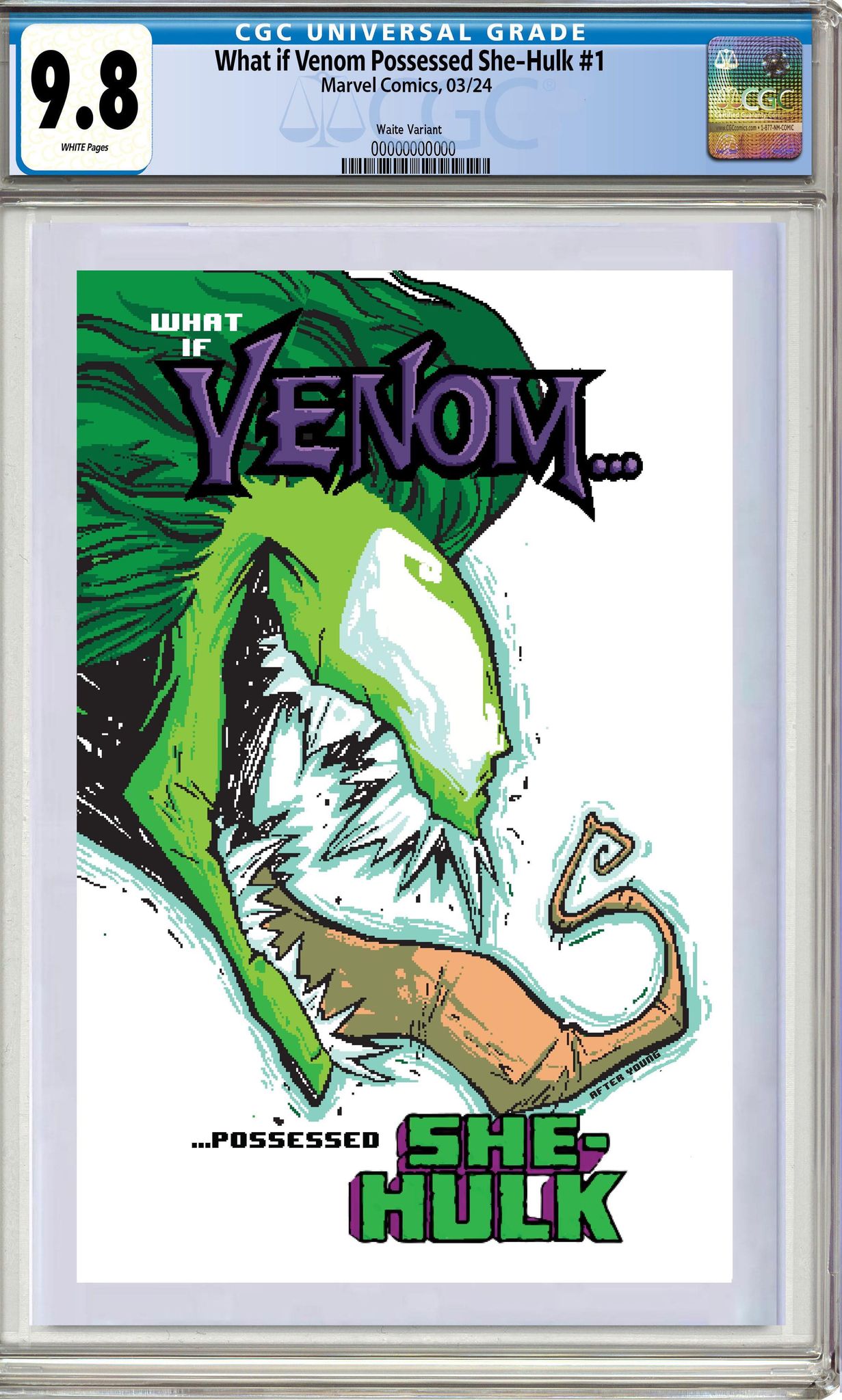 WHAT IF VENOM #4 | Matthew Waite Skottie Young Homage Variant