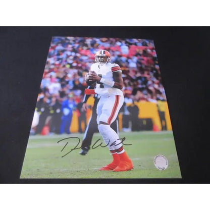 Deshaun Watson Signed Cleveland Browns 8x10 Photo (COA)