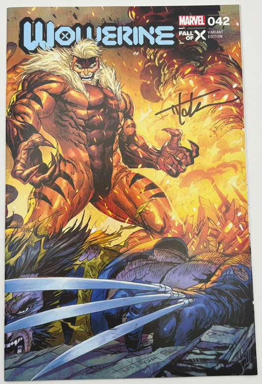 Wolverine #42 Tyler Kirkham Exclusive Variant Signed 📕 Unknown Comics