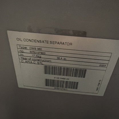 OWS 360 Oil Condensate Separator – New 2023 Air Compressor Unit (No Box)