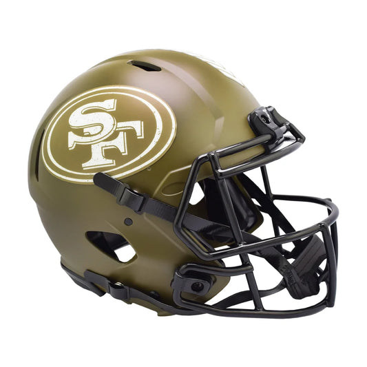 49ers Salute to Service Helmet Honoring Our Heroes | Creative Sports | vintageantiquesgifts.com