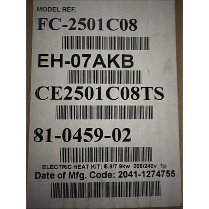 Carrier FC-2501C08 5kW 208/240V Electric Heat Kit HVAC Air Handler