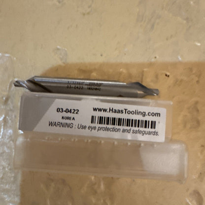 Haas Tooling 03-0422 #3 HSS Double End Center Drill 3/32" x 60° Korea