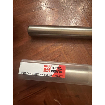 Haas 03-1211 1/2" 120° Carbide Chamfer Mill Spot Drill 2pc Lot New Unused
