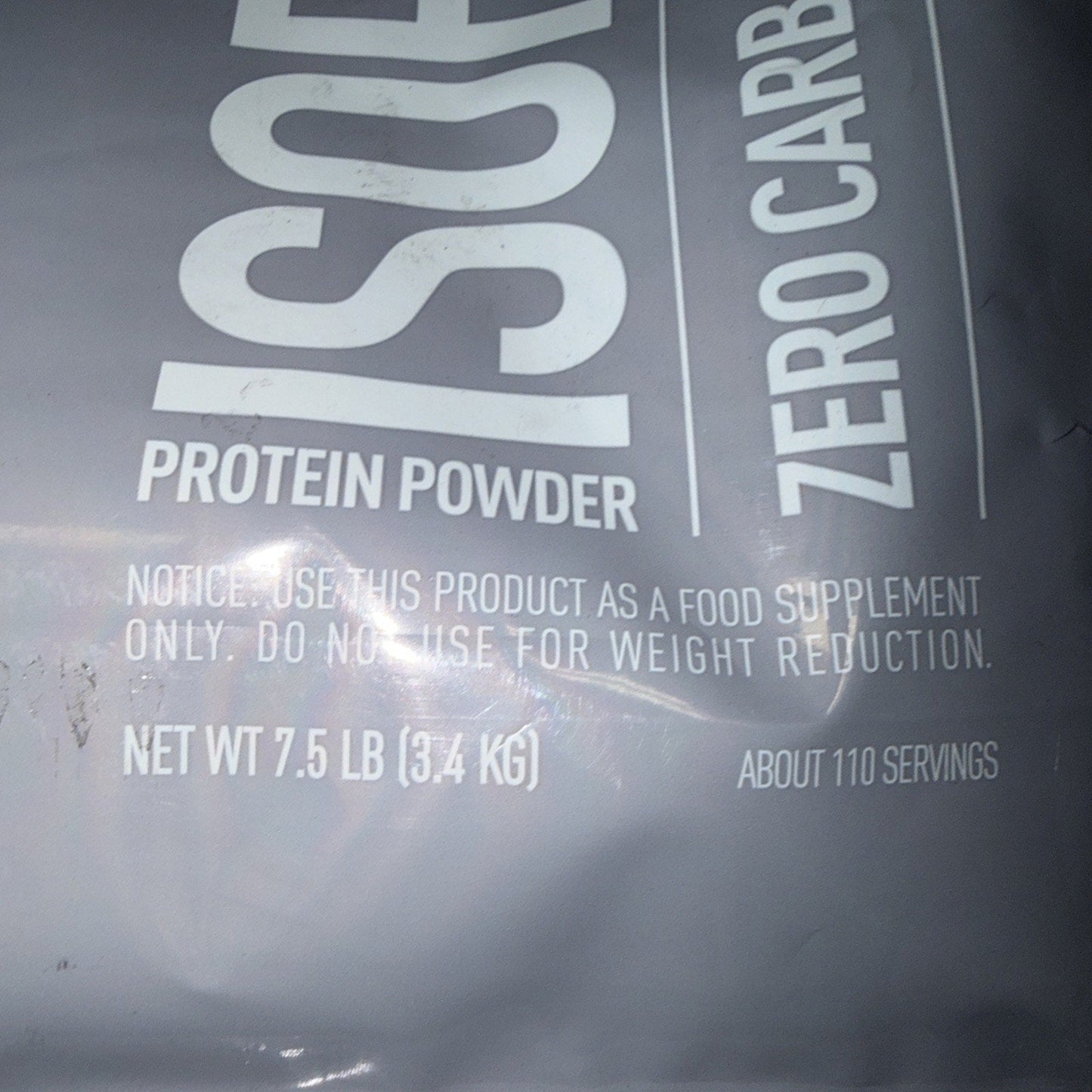 Nature's Best Isopure Zero Carb Protein Powder — Cookies & Cream, 7.5 lbs (Best By 1/2027)