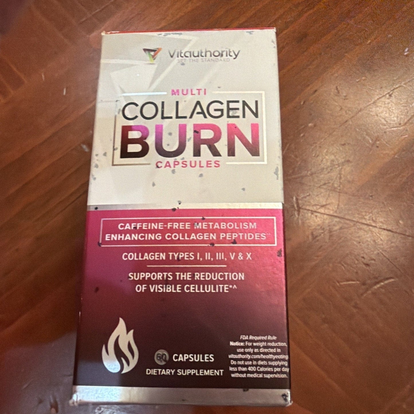 Multi Collagen Burn Capsules for Weight Loss - Hydrolyzed Collagen Peptides 60pc