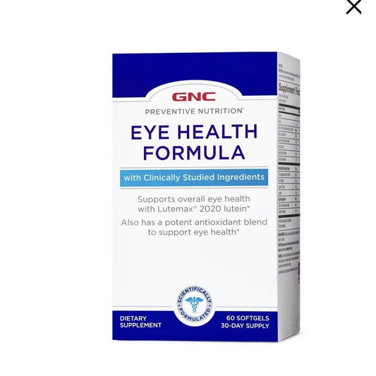 GNC Brain Health Formula Supplement Tablets -60 Count EXP:01/27