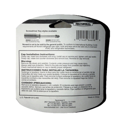 Rectorseal Novent Universal Locking/Unlocking Refrigerant Key 86698 NV-Multikey