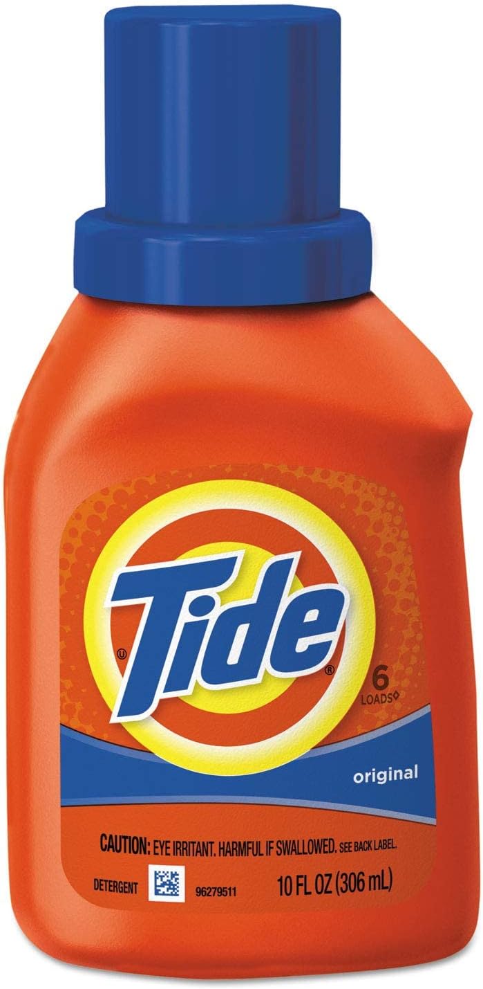 Tide Liquid Laundry Detergent Travel Size, HE, Original Scent (3 Pack)