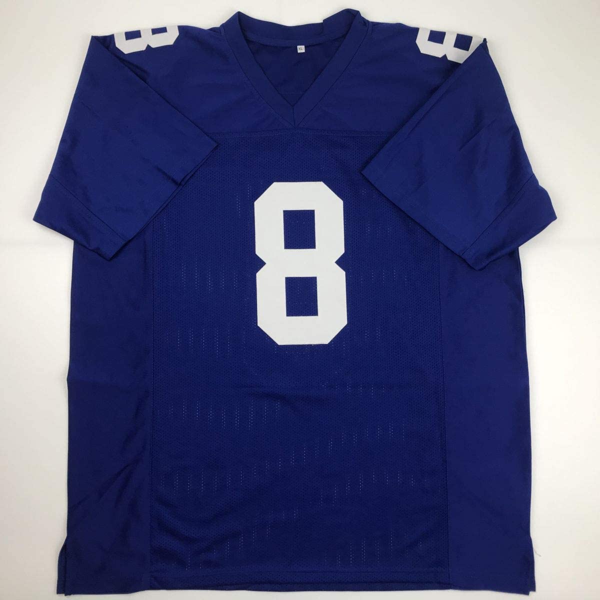 Autographed Daniel Jones New York Blue Jersey