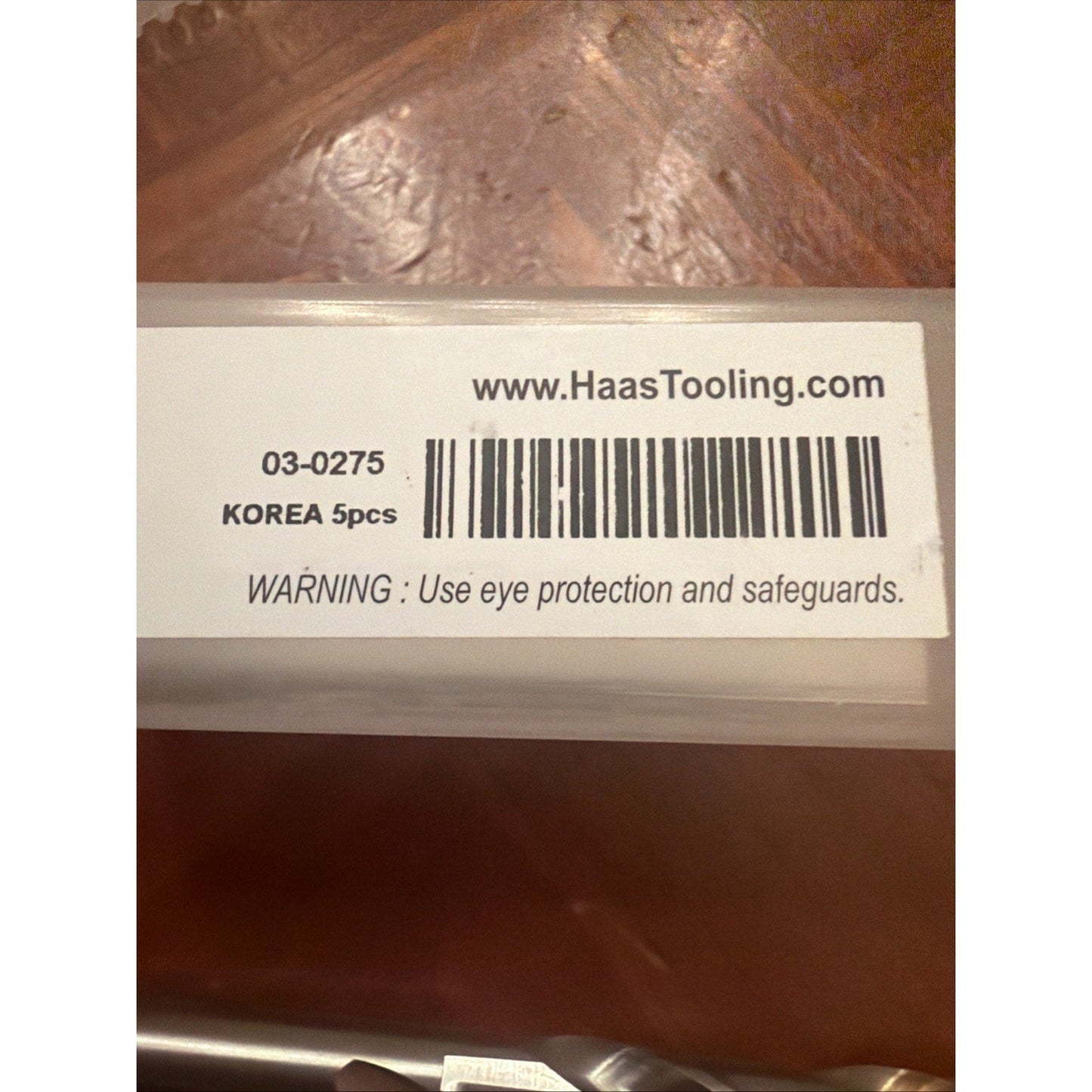 Haas 03-0275 Carbide End Mill Corner Radius .03 TiAlN 5pcs Set New