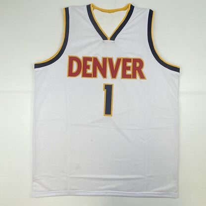 Autographed Michael Porter Jr. Denver White Jersey