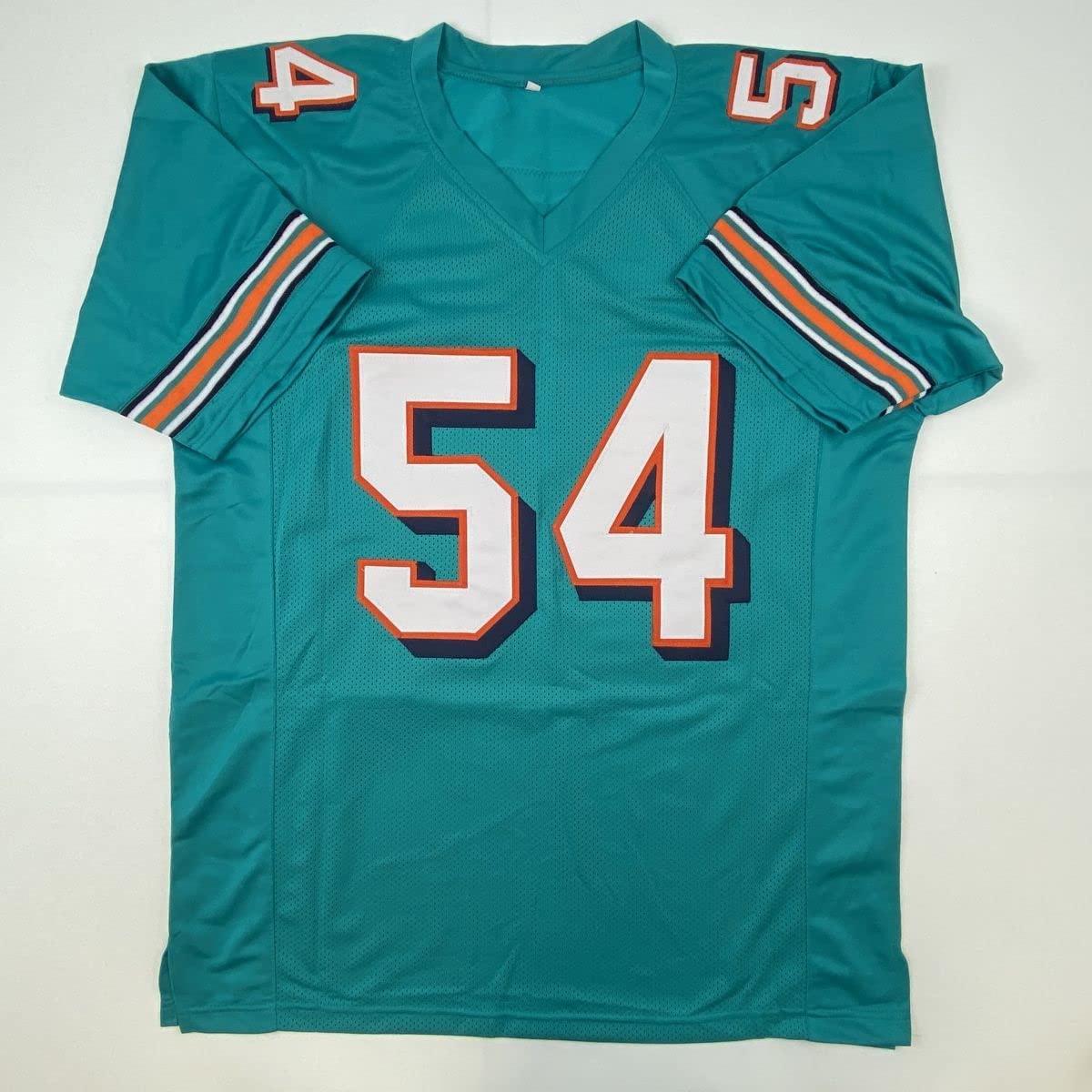 Autographed Zach Thomas Miami Teal Jersey