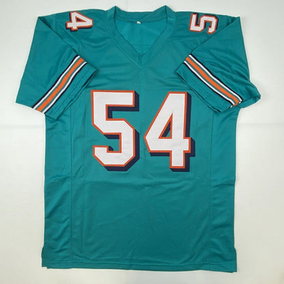 Autographed Zach Thomas Miami Teal Jersey