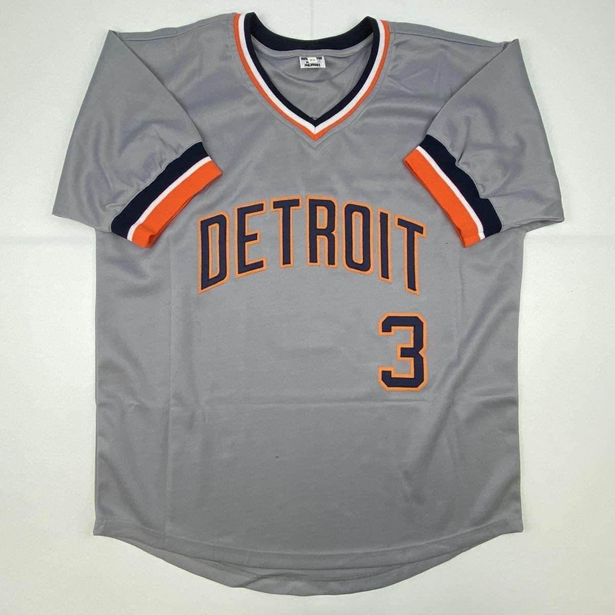 Autographed/Signed Alan Trammell Detroit Tigers Grey Baseball Jersey JSA COA
