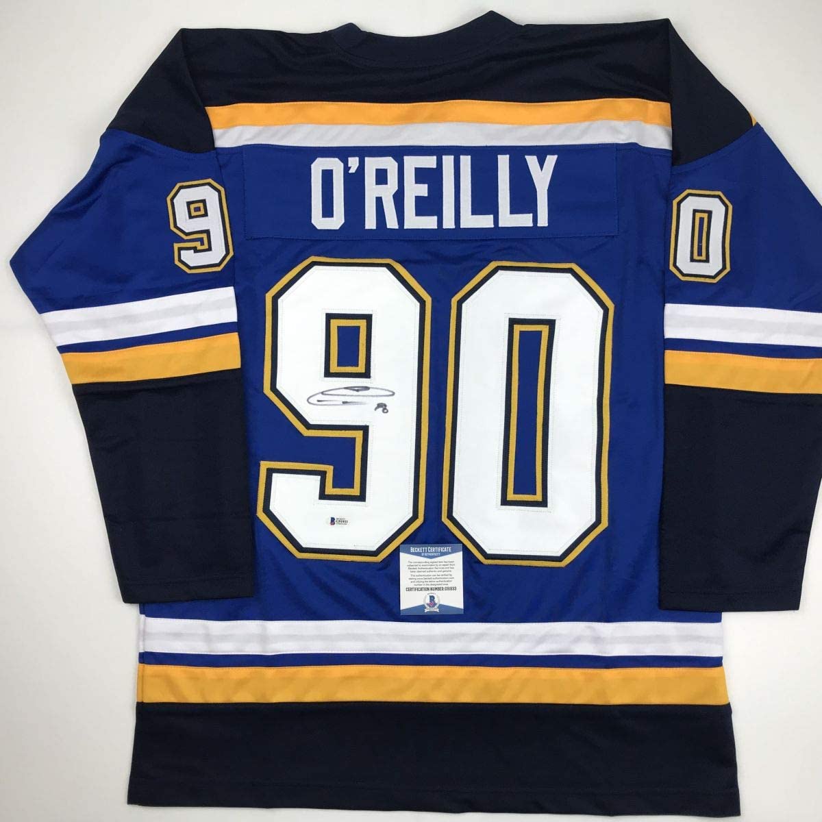 Autographed Ryan O'Reilly St. Louis Blue Jersey