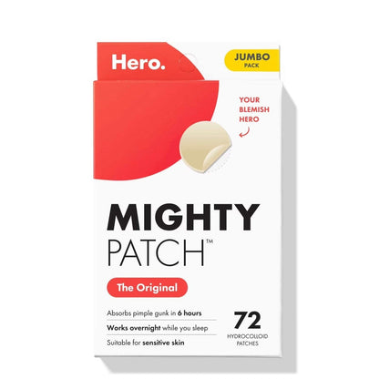 Hero Cosmetics Mighty Patch Original Acne Pimple Patches, 72 Count