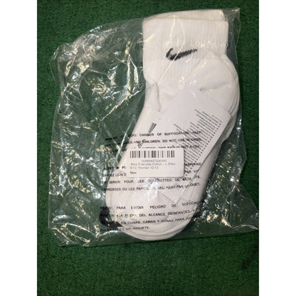 Nike 3pk Men’s Everyday Training Dri-Fit Ankle Socks, Size L - White Color