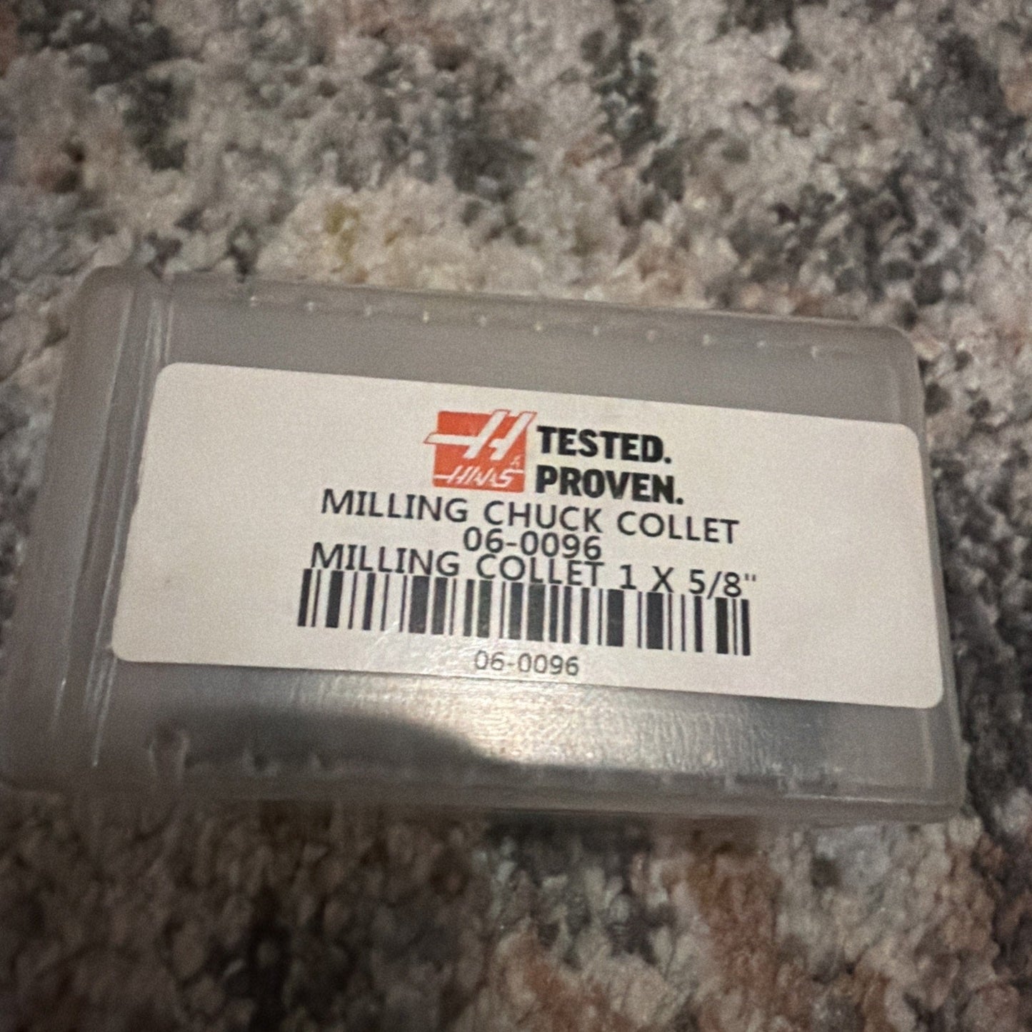 Haas 06-0096 Milling Chuck Collet 1” x 5/8” CNC Tool Holder – New in Case