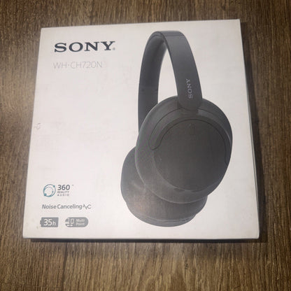 Sony WH-CH720N Wireless Noise Canceling Over-Ear Headphones — Black (Open Box)