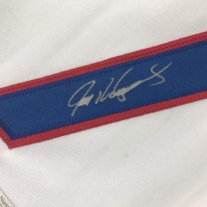 Autographed Ivan Rodriguez Texas White Baseball Jersey
