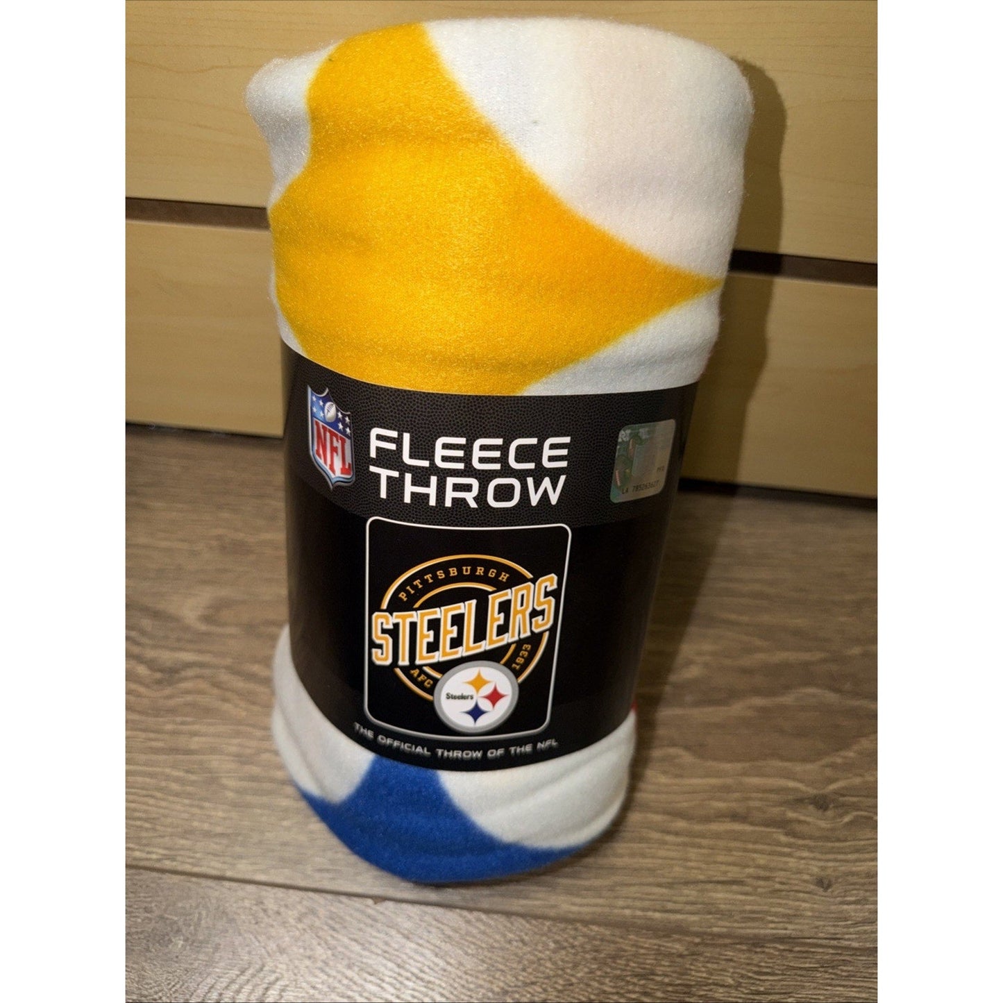 Pittsburgh Steelers Fleece Throw Blanket NFL Football 50" x 60" AFC Sports