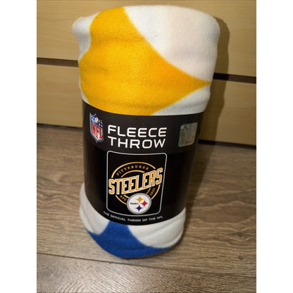Pittsburgh Steelers Fleece Throw Blanket NFL Football 50" x 60" AFC Sports