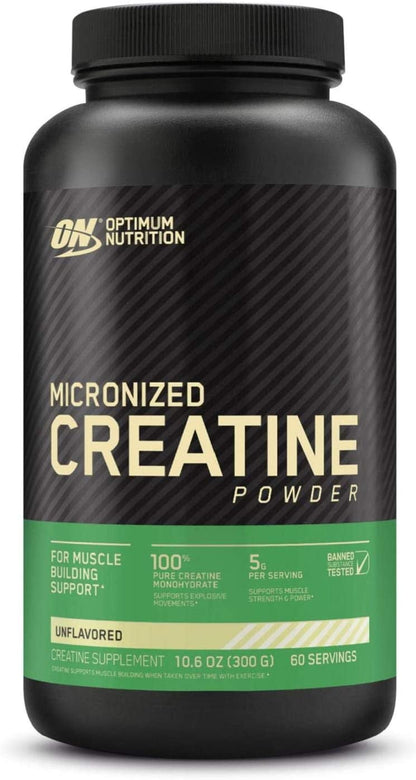 Optimum Nutrition Micronized Creatine Powder 60 Servings Unflavored BB 01/2027