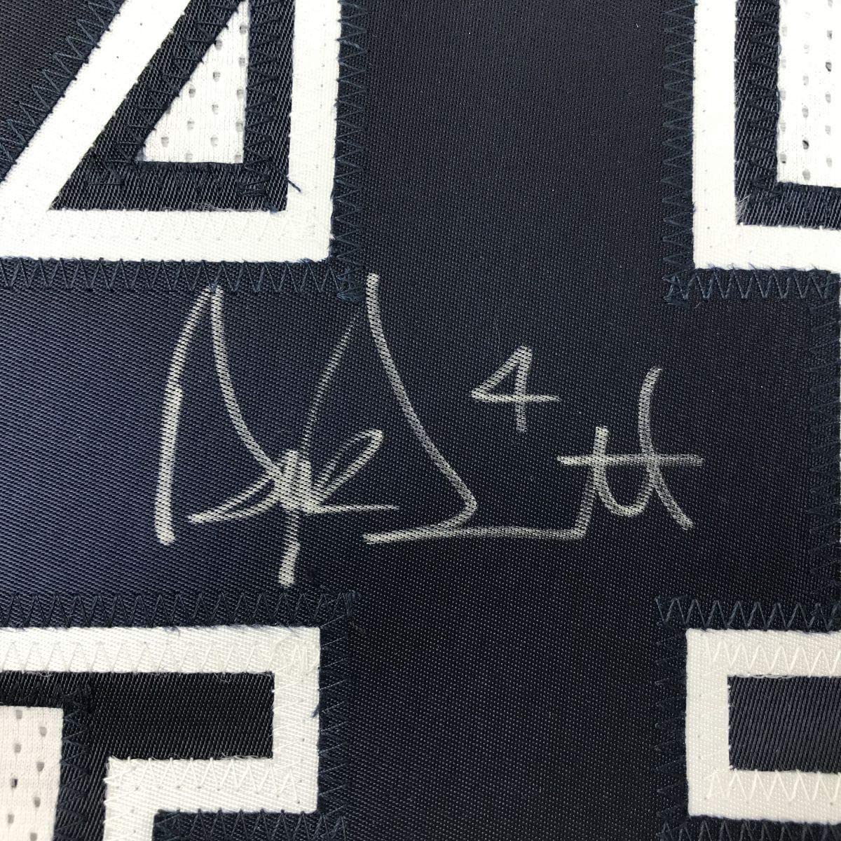Framed Autographed/Signed Dak Prescott Dallas Cowboys Color Rush Football Jersey JSA COA