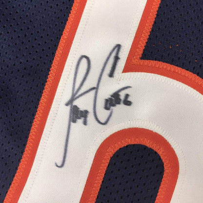 Autographed/Signed Jay Cutler Chicago Bears Blue Football Jersey PSA/DNA COA