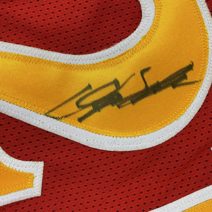 Autographed Dominique Wilkins Atlanta Red Stat Jersey