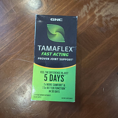 GNC Tamaflex Joint Support 120 Vegetarian Capsules BB 10/27