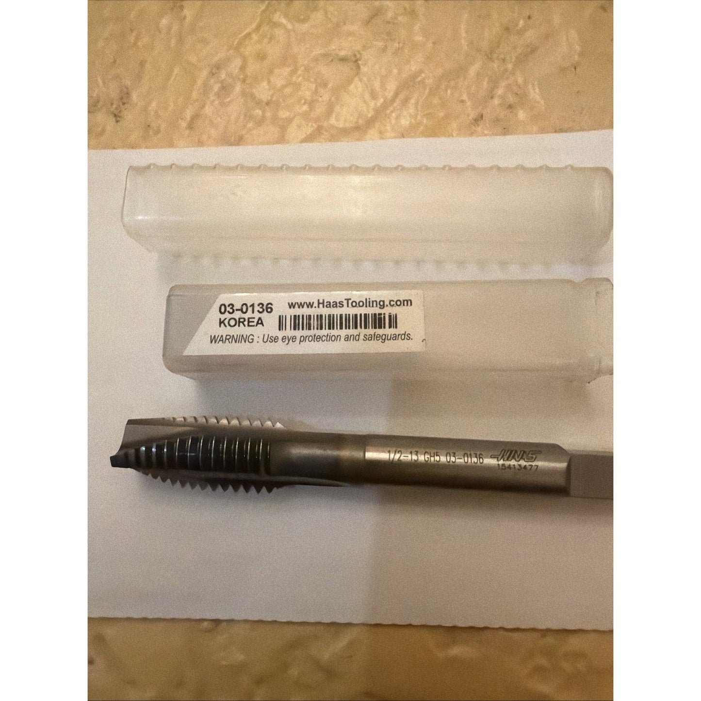 Haas 1/2-13 UNC HSS-E Spiral Flute Tap GH5 TiCN Mod Bottoming 03-0136 New