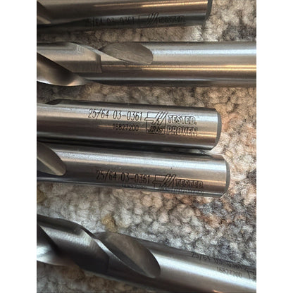 Haas Drill Bits 03-0361 TiN Coated Jobber Drills – Set of 5