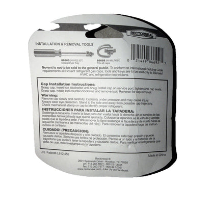 RectorSeal 86692 Novent Universal Locking Refrigerant Caps - 2 Pack ns-uni-2pk