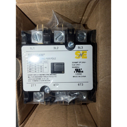Smart Electric Definite Purpose Contactor, Part No. SE3704M