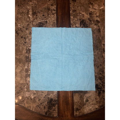 Microfiber Cleaning Towels 12 Pack 14x14 Blue Reusable Streak Free Cloths Lot