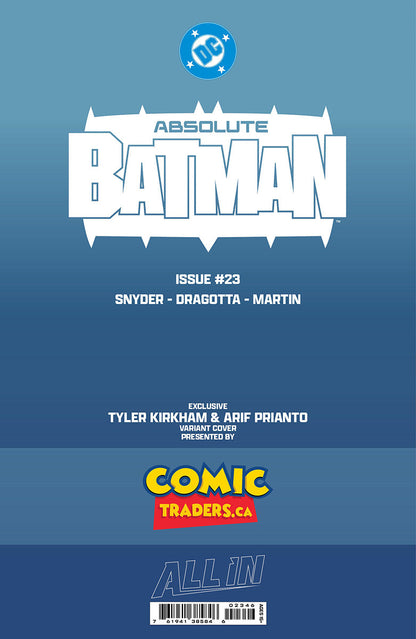 ABSOLUTE BATMAN #23 TYLER KIRKHAM CLAYFACE BATTLE DAMAGED EXCLUSIVE VAR (08/12/2026)