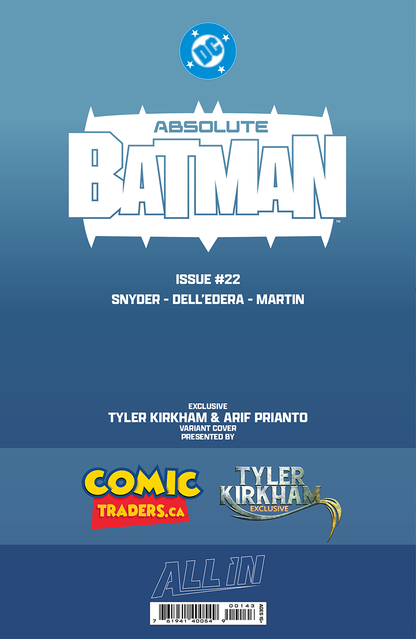 ABSOLUTE BATMAN #22 TYLER KIRKHAM EXCLUSIVE JOKER BATTLE DAMAGED (07/08/2026)