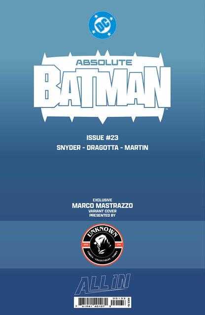 [FOIL] ABSOLUTE BATMAN #23 MARCO MASTRAZZO EXCLUSIVE VIRGIN VAR (08/12/2026)