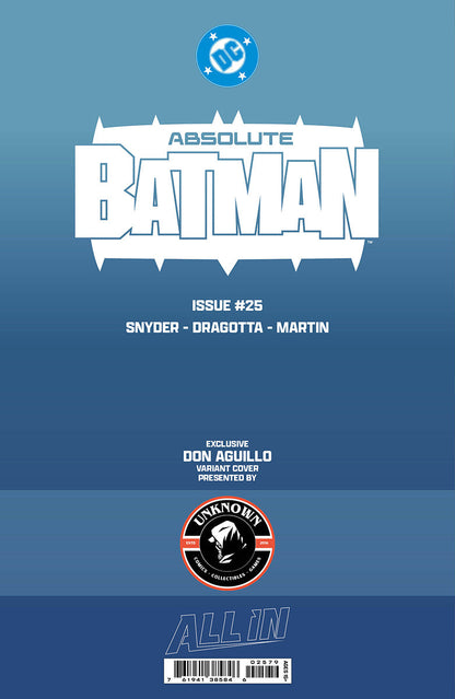 ABSOLUTE BATMAN #25 DON AGUILLO EXCLUSIVE VIRGIN VAR (10/28/2026)