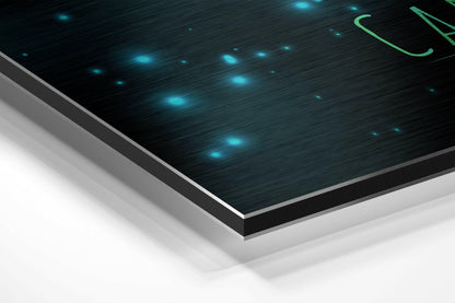 Mint Green Chalk Cancer Constellation Brushed Aluminium Dibond Wall Art