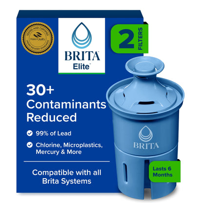 Brita Longlast Replacement Water Filters for Pitchers & Dispensers — 2 Count