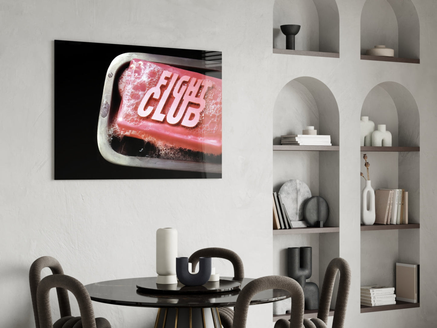 Underground Fighters Glass Wall Art