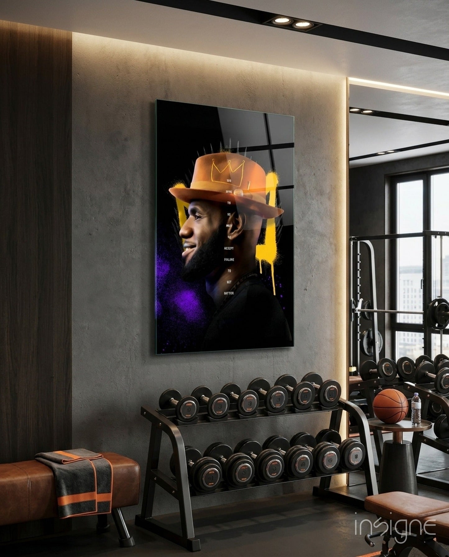 Court Royalty Glass Wall Art || Designer Collection