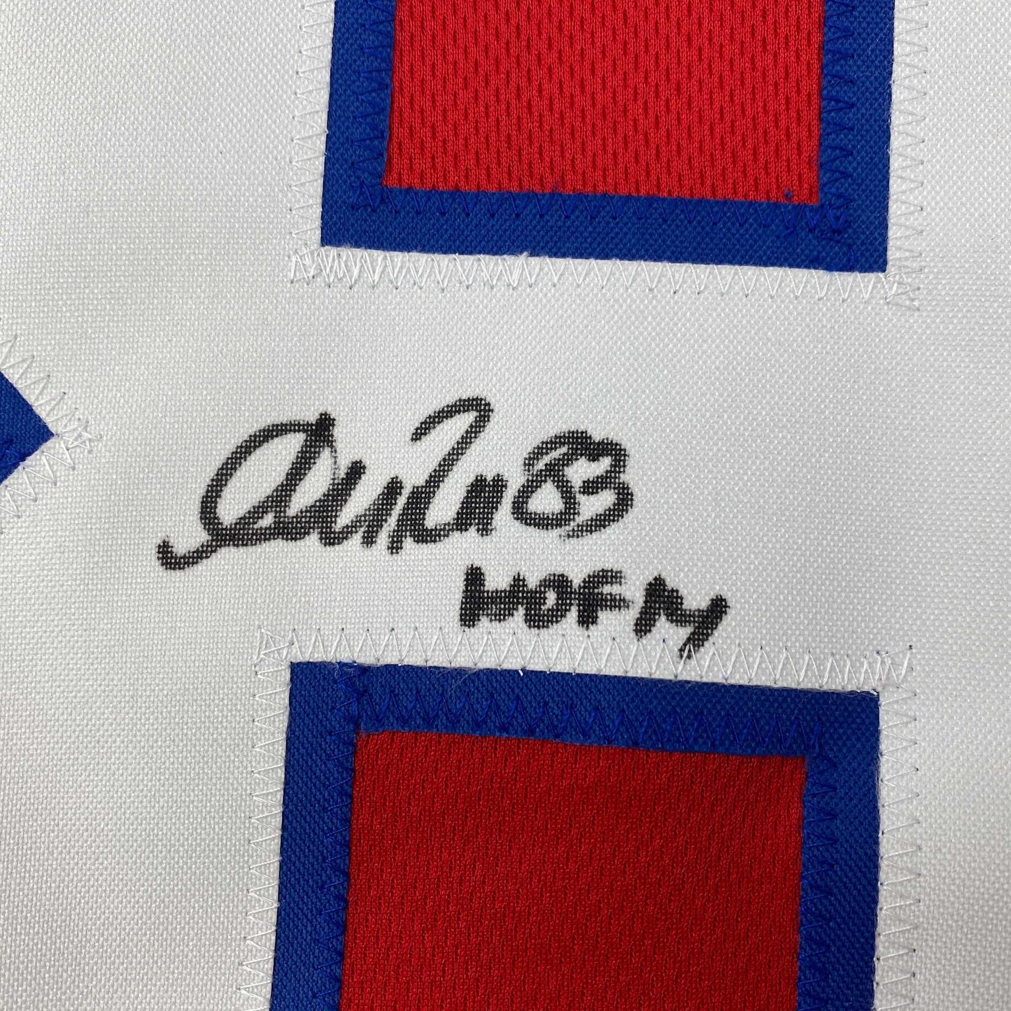 Autographed Andre Reed Buffalo Red Jersey, HOF 2014